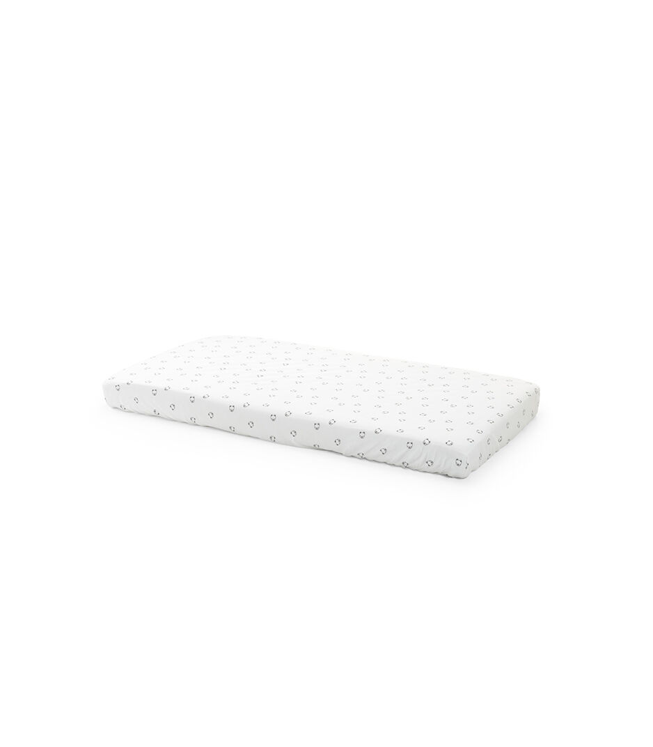 Stokke® Home™ Fitted Sheet. Monocrome Bear.